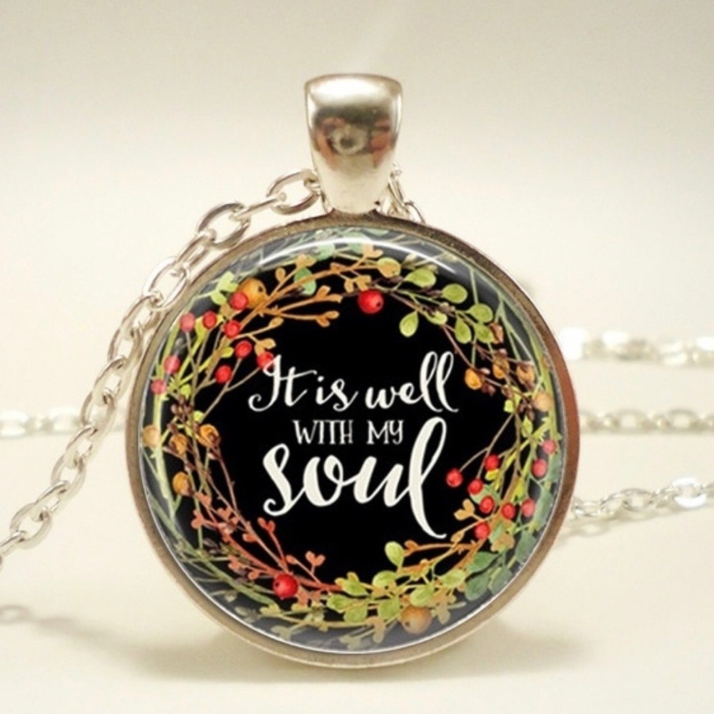 “It is well” necklace